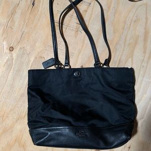 Black Coach shoulder bag